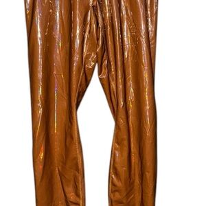 Shiny Brown Pants